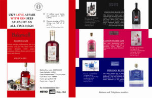 Diseño de Flyer por bright design para The Handmade Gin Company | Diseño #21700509