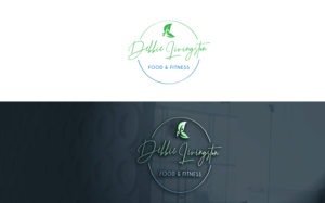 Debbie Livingston   Food & Fitness  (but maybe there's a better description for what I offer?  | Logo Design by MT