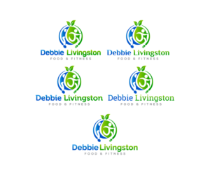 Debbie Livingston   Food & Fitness  (but maybe there's a better description for what I offer?  | Logo Design by sangeloenriquez