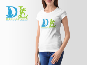 Debbie Livingston   Food & Fitness  (but maybe there's a better description for what I offer?  | Logo Design by Riv.