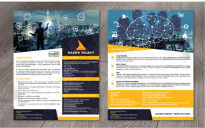 Technology Consulting Capability Statement    | Flyer-Design von alex989