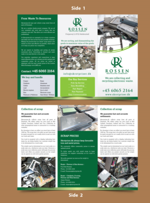 Recycling company need a brochure - We are metal and electronic recycling company, we need a broc... | Brochure Design by meet007
