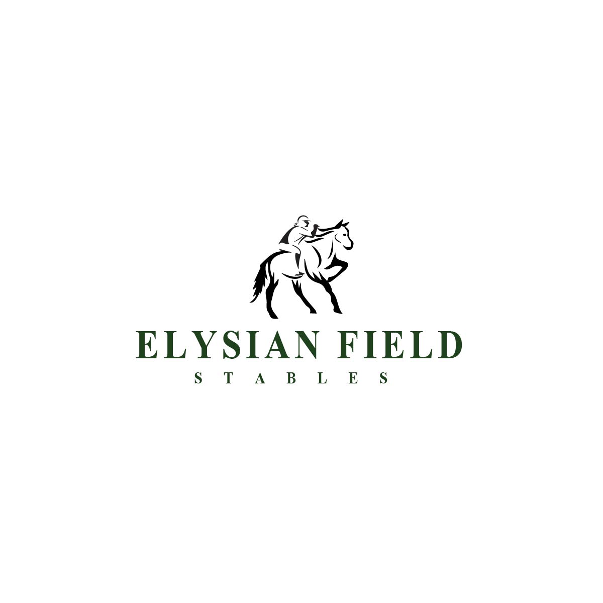 Diseño de Logo por **INCREDIBLEDESIGNERS** para Elysian Field Stables | Diseño #21703921