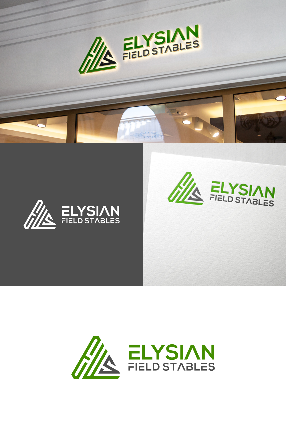 Logo Design by untung bertubi-tubi for Elysian Field Stables | Design #21699491