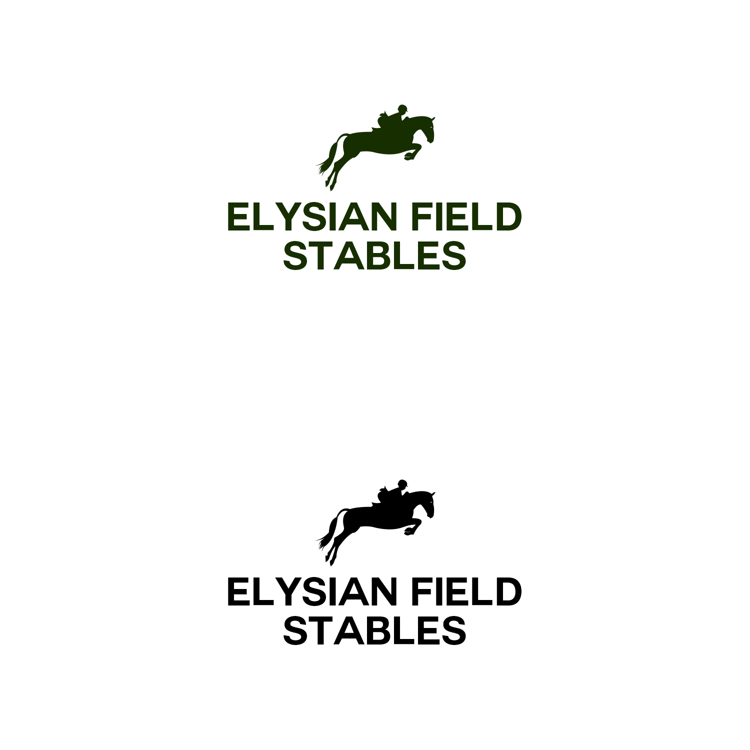 Logo Design by Didan Maulana 11 for Elysian Field Stables | Design #21749360