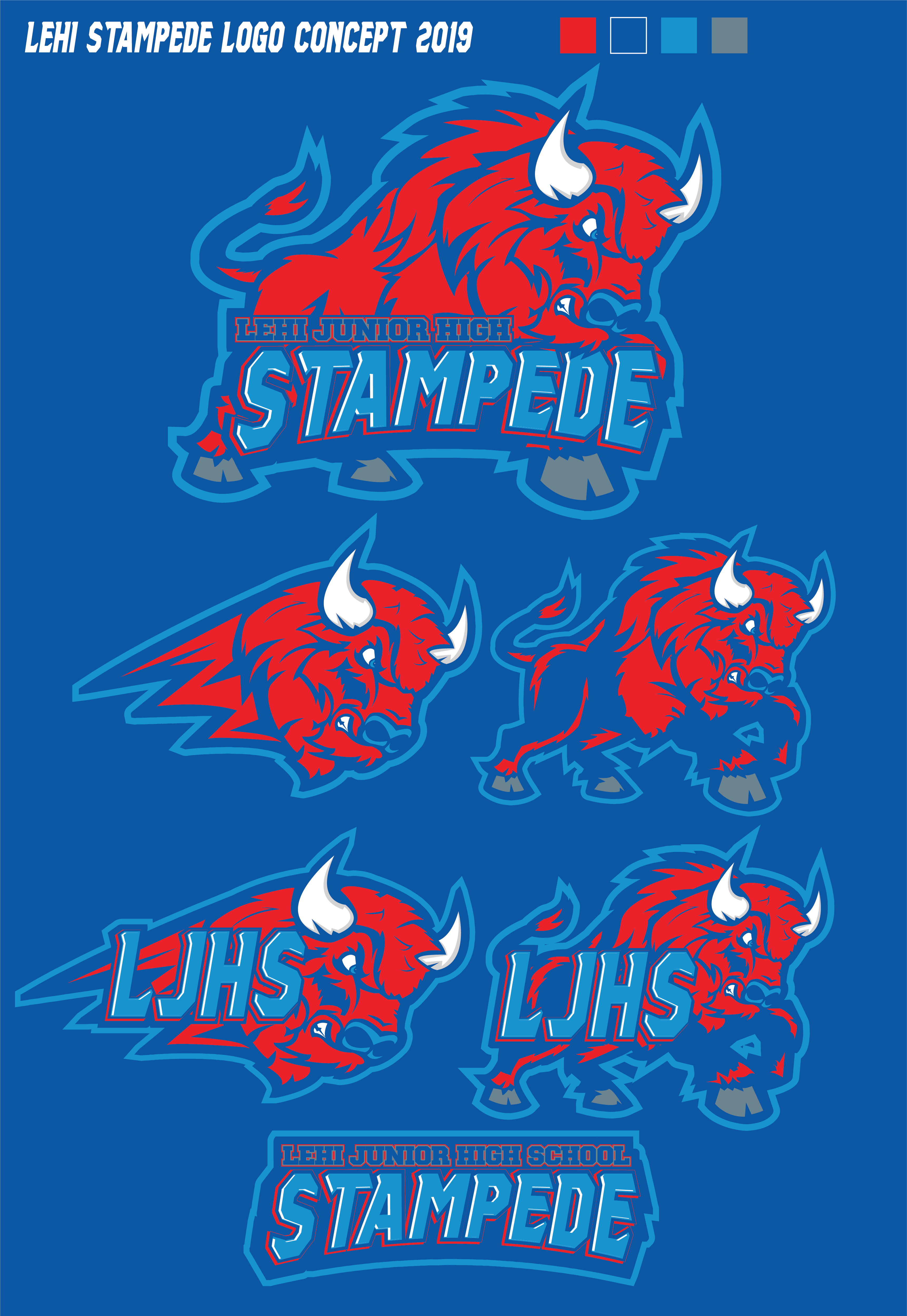 Design de Mascotte par Michael Condello pour Lehi Junior High School  | Design #21714721
