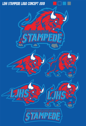Mascot Design by Michael Condello for Lehi Junior High School  | Design: #21714721