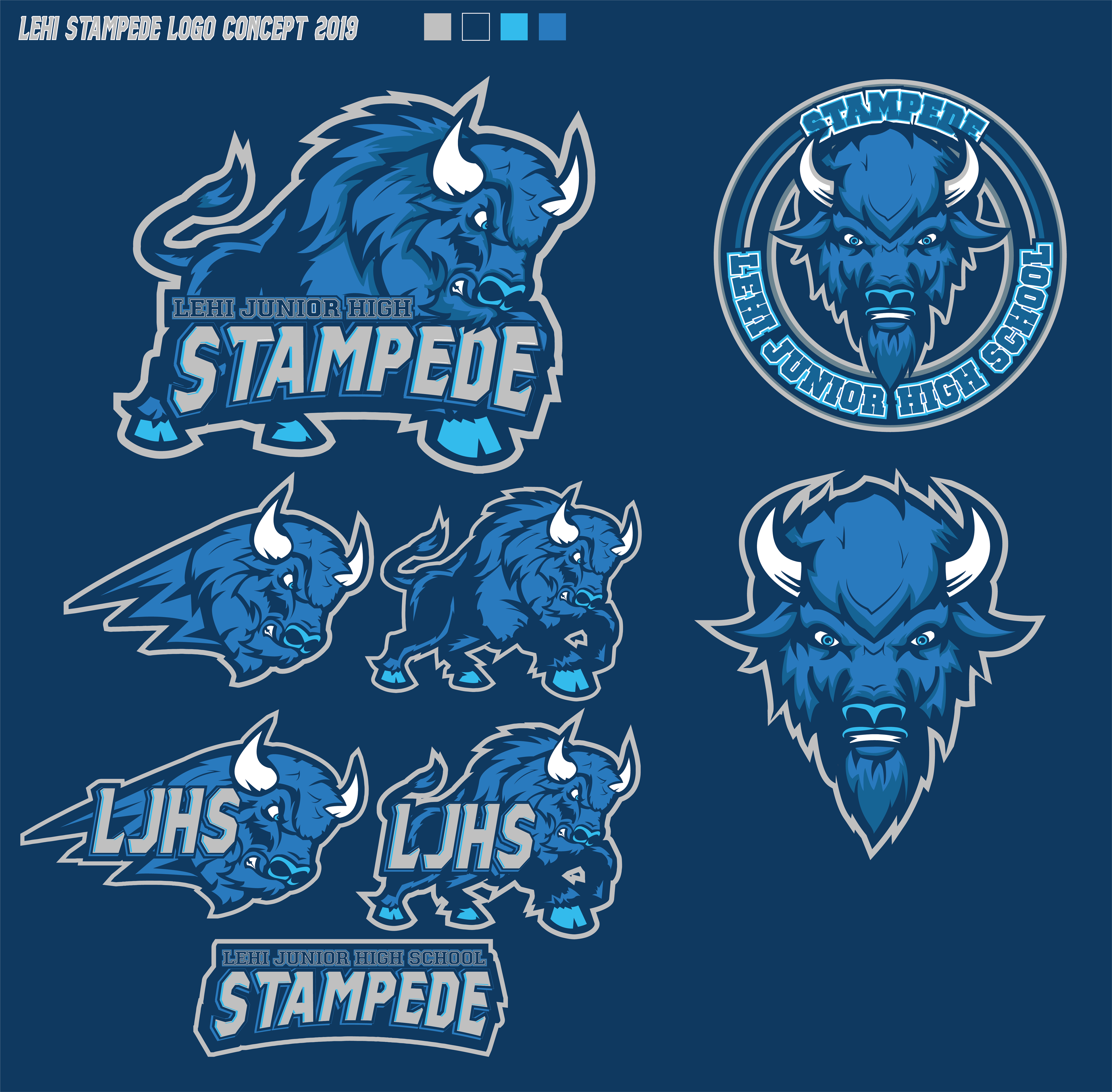 Mascot Design by Michael Condello for Lehi Junior High School  | Design: #21723244