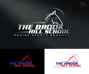 The Brook Hill School Equine Sports Program | Logo Design by step forward 2