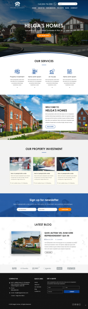 Web Design by pb for this project | Design: #21703999