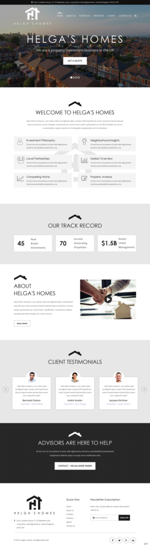 Web Design by pb for this project | Design: #21704005