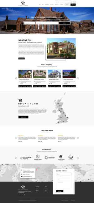 Helga's Homes website | Web-Design von v.senthil-designer