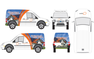 Solar Company Van Wrap | Diseño de Rotulación de Vehículo por Riyad