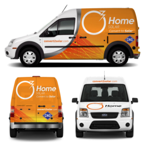 Solar Company Van Wrap | Diseño de Rotulación de Vehículo por Yoga Tri