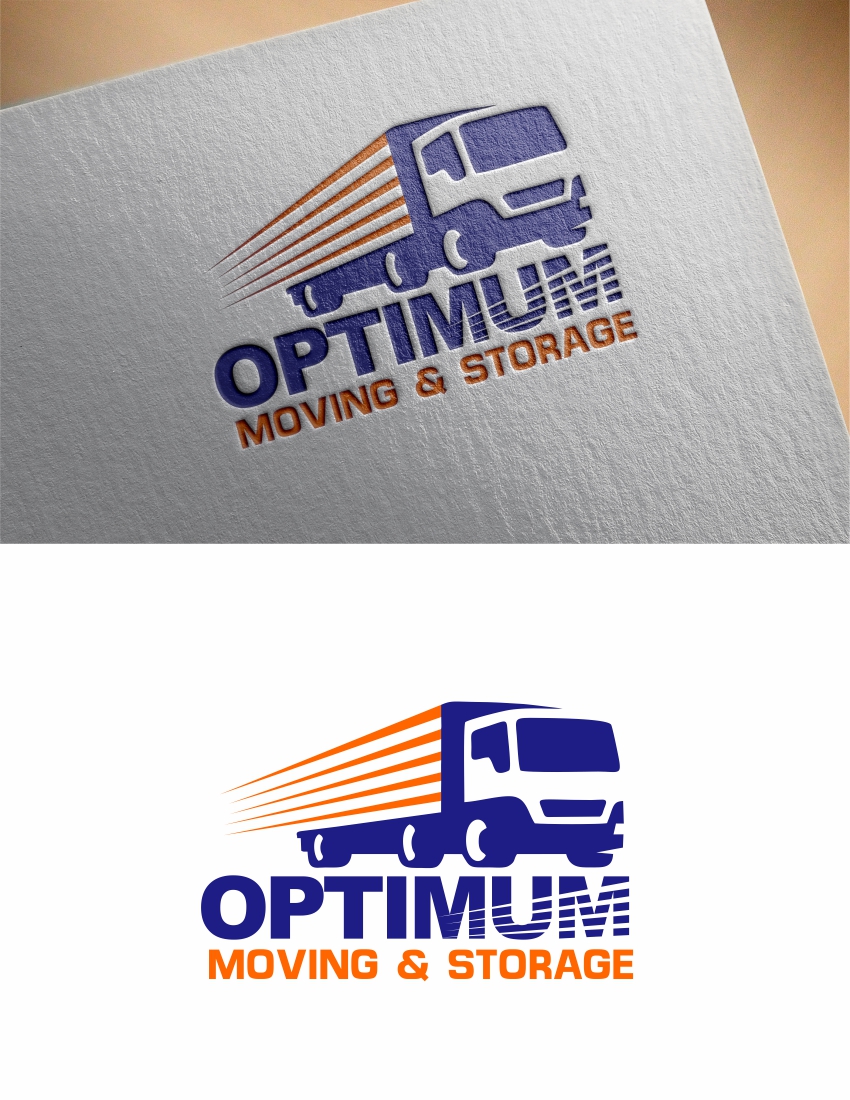 Logo Design by Praza for Optimum Moving&Storage | Design #21704418