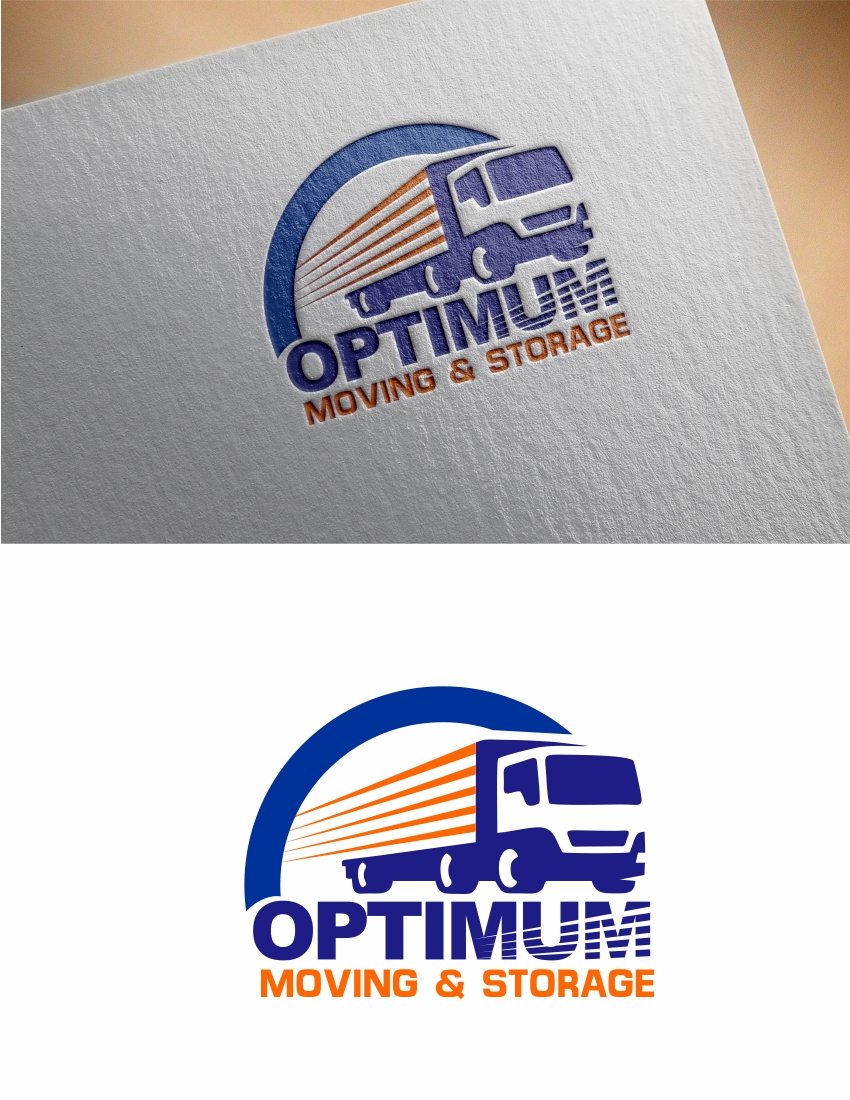 Logo Design by Praza for Optimum Moving&Storage | Design #21704420