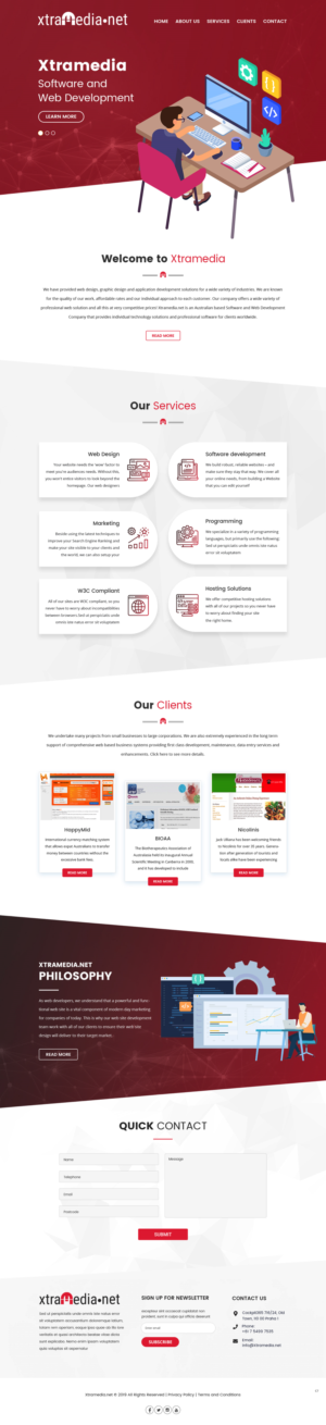 Web Design by pb for this project | Design: #21710095