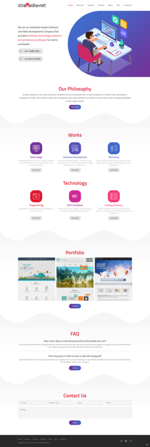 Web Design by pb for this project | Design: #21710104