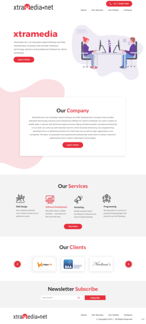 Web Design by pb for this project | Design: #21712503