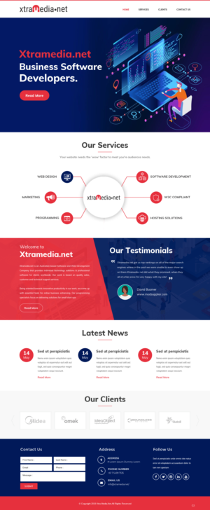 Web Design by pb for this project | Design: #21712505