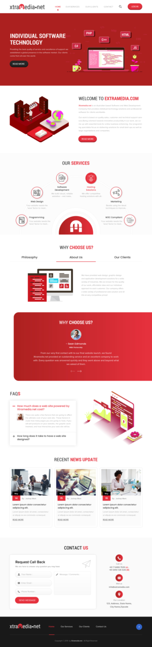 Web Design by rightway for this project | Design: #21713235