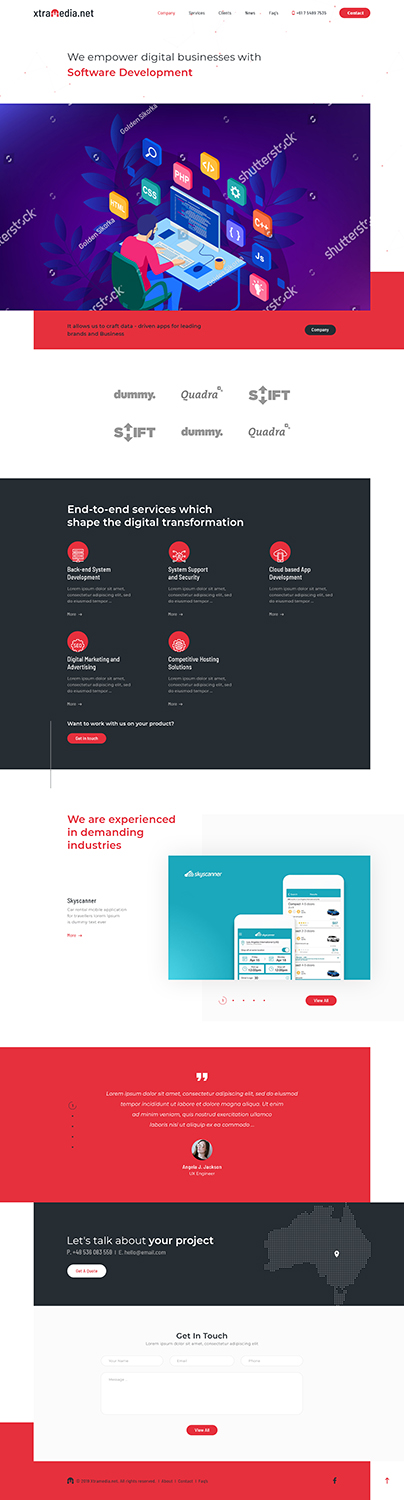 Web-Design von Ved Web Services für dieses Projekt | Design #21717978