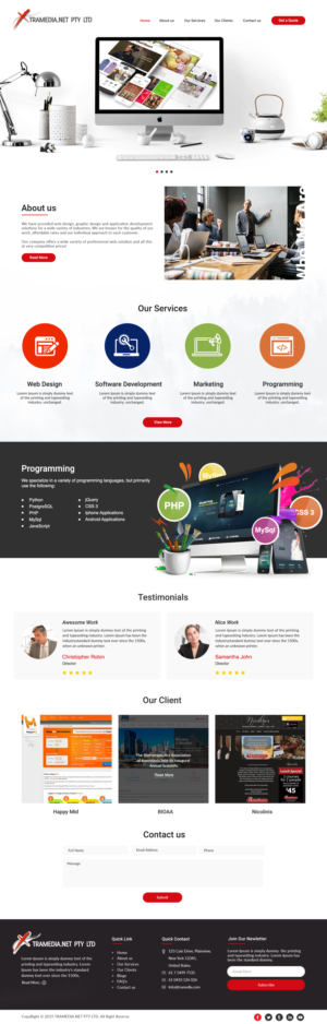 Web Design by bdesigner9 for this project | Design #21718358