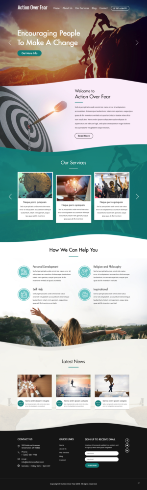 Wordpress Design by pb for this project | Design: #21710072
