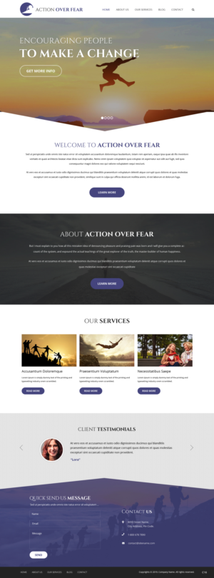 Wordpress Design by pb for this project | Design: #21710079