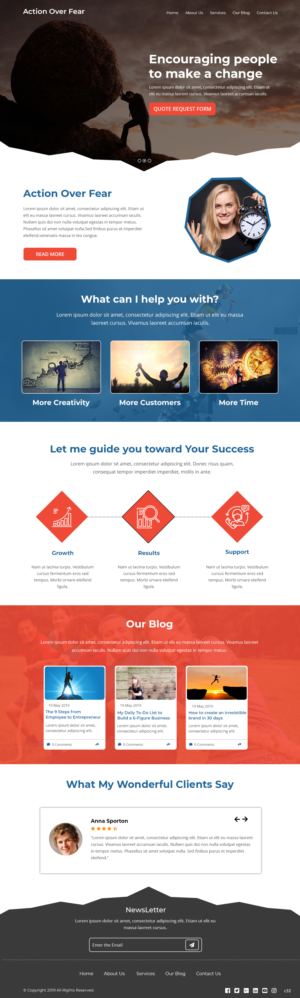 Wordpress Design by pb for this project | Design: #21710089