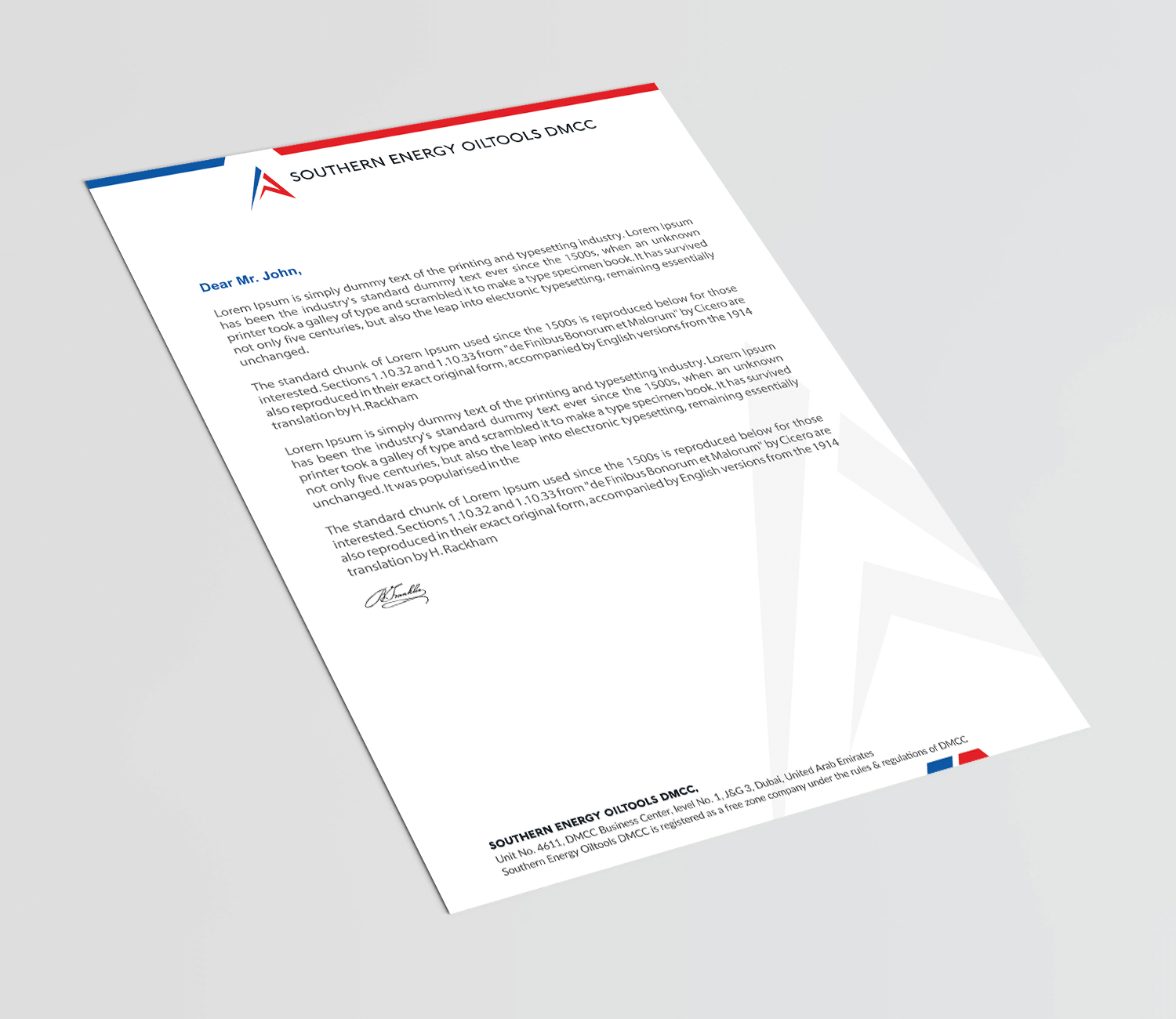 Letterhead Design by Infinitive Technology for this project | Design #21715350