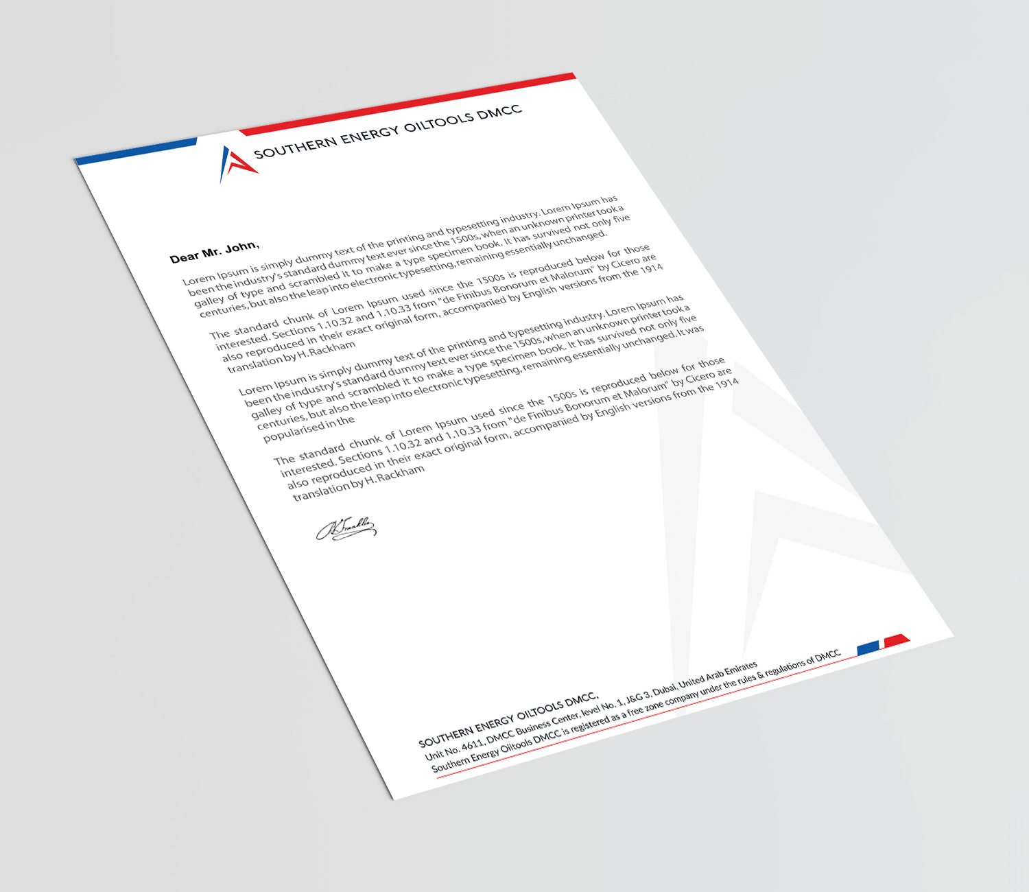 Letterhead Design by Infinitive Technology for this project | Design #21715510