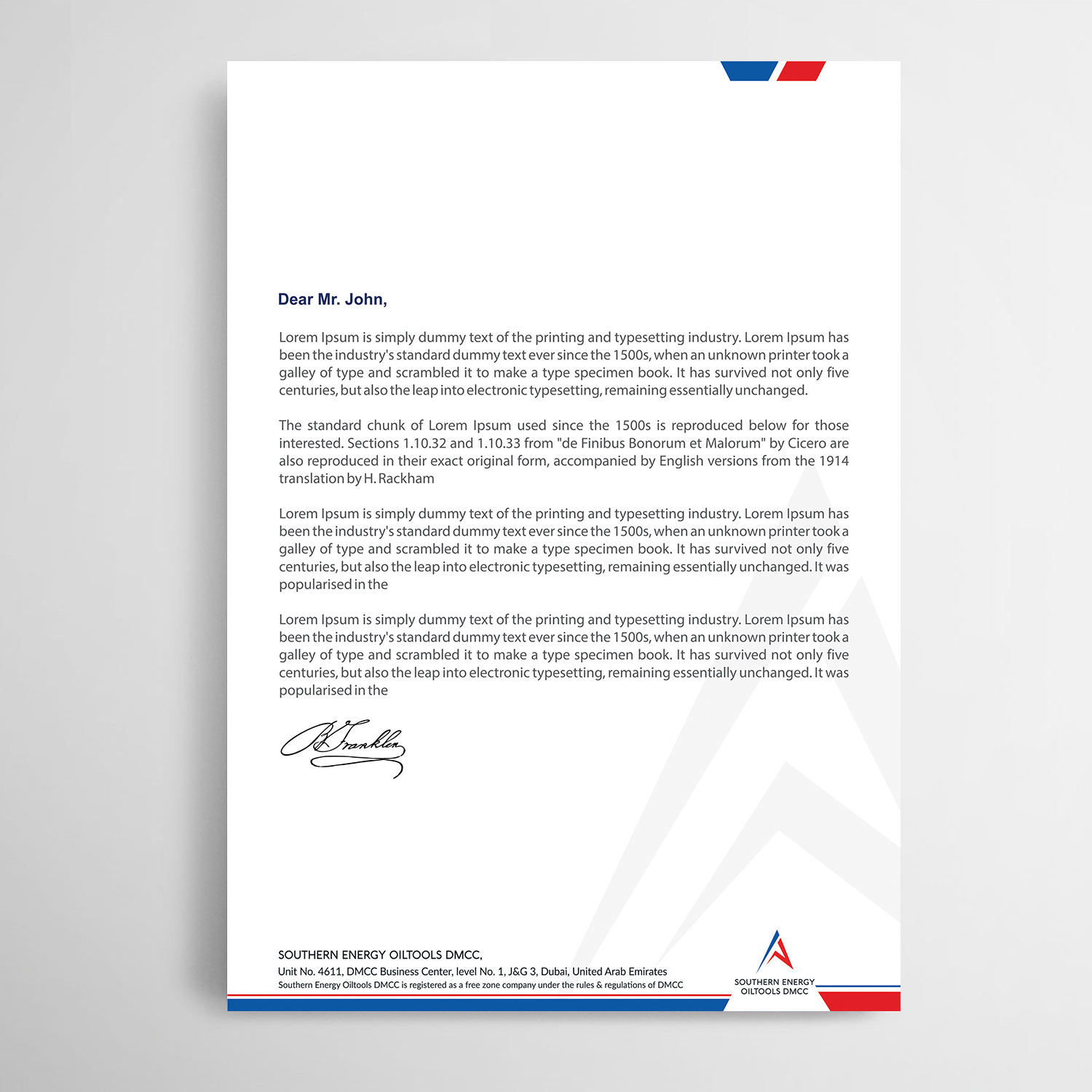 Letterhead Design by Infinitive Technology for this project | Design #21716057