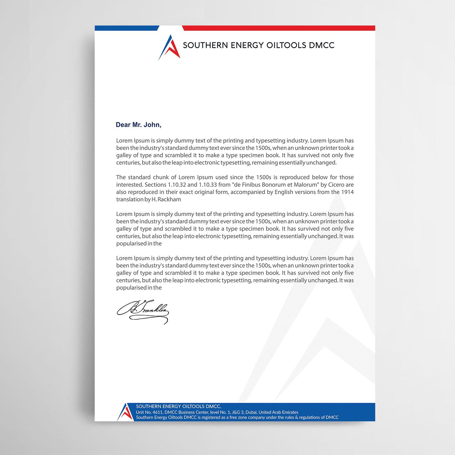 Letterhead Design by Infinitive Technology for this project | Design #21716089