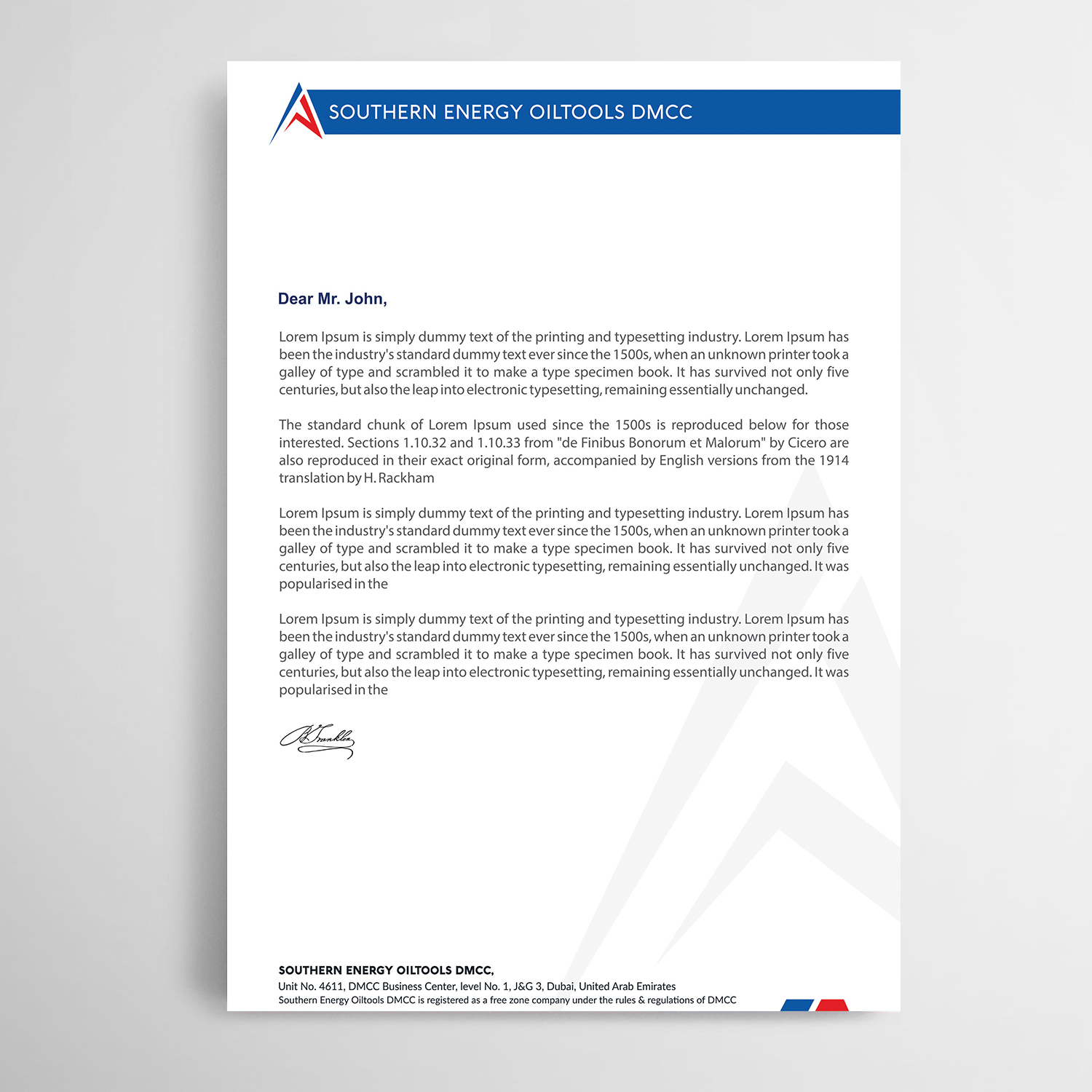 Letterhead Design by Infinitive Technology for this project | Design #21716212
