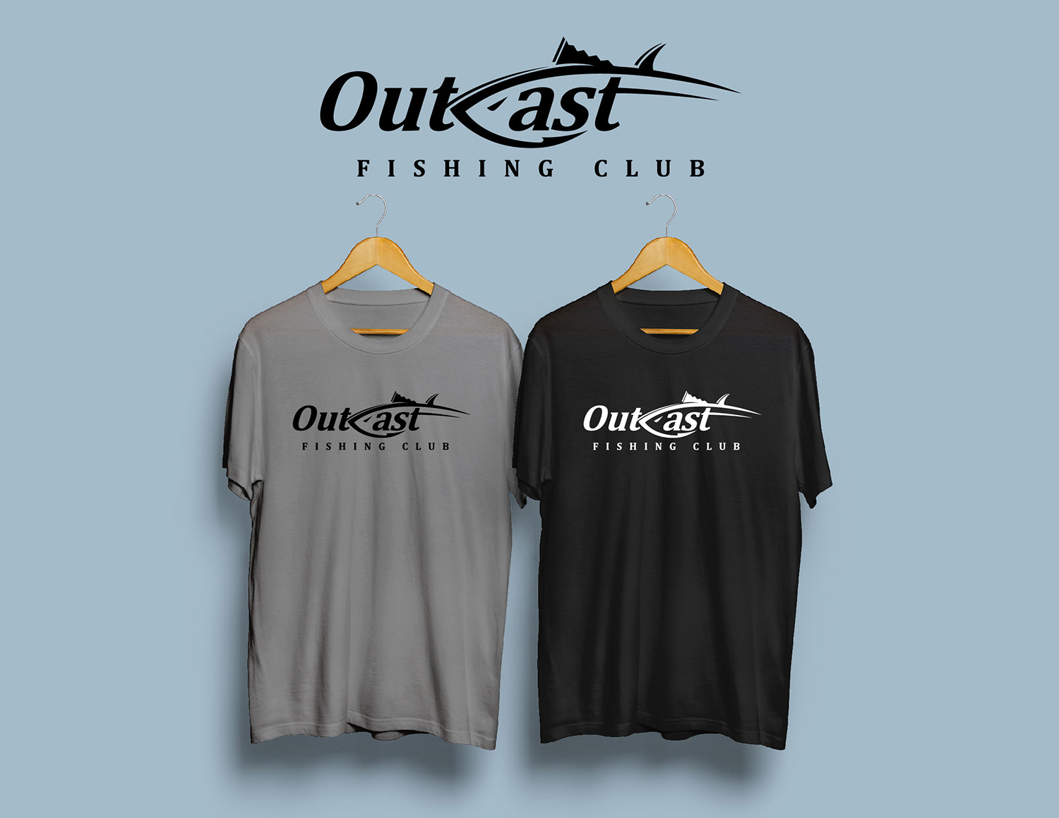 T-shirt Design by Phantom007 for Outcast fishing club | Design #21705771