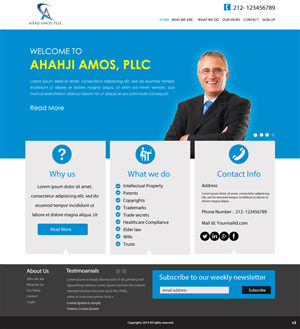Web Design by pb for this project | Design: #2942719
