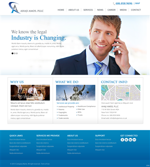 Web Design by pb for this project | Design: #2942749