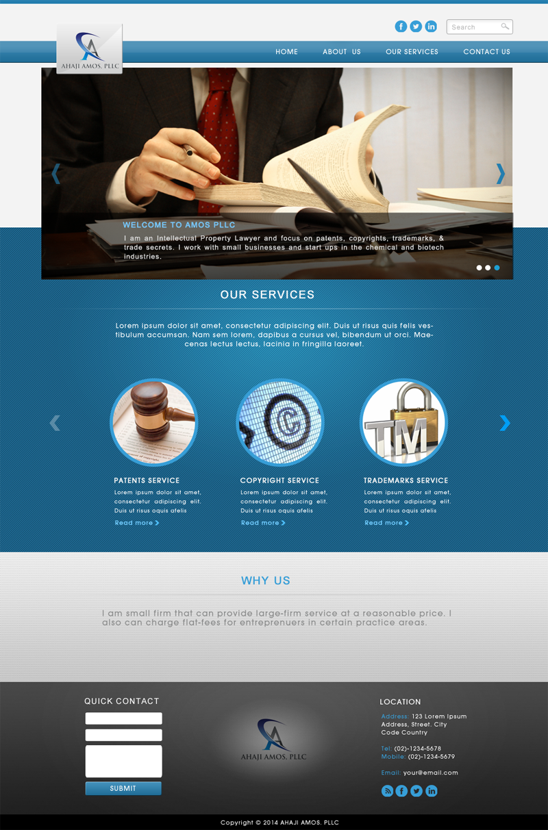 Web Design by JM for this project | Design #2945859