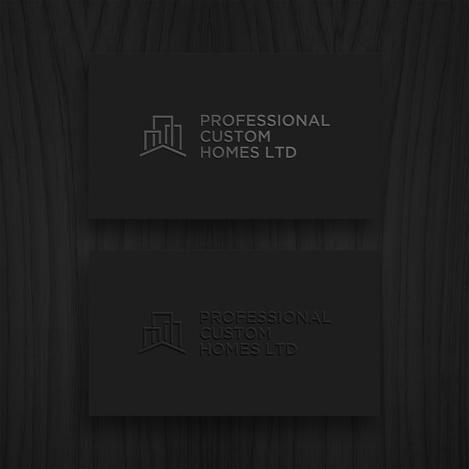 Business Card Design by WebixBD for Professional Custom Homes | Design #21704554