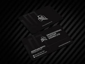 Business Card Design by Creations Box 2015 for Professional Custom Homes | Design: #21712604