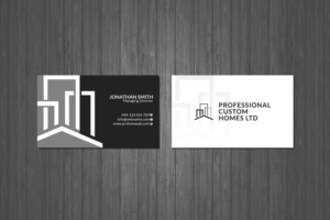 Business Card Design by Creations Box 2015 for Professional Custom Homes | Design: #21712697