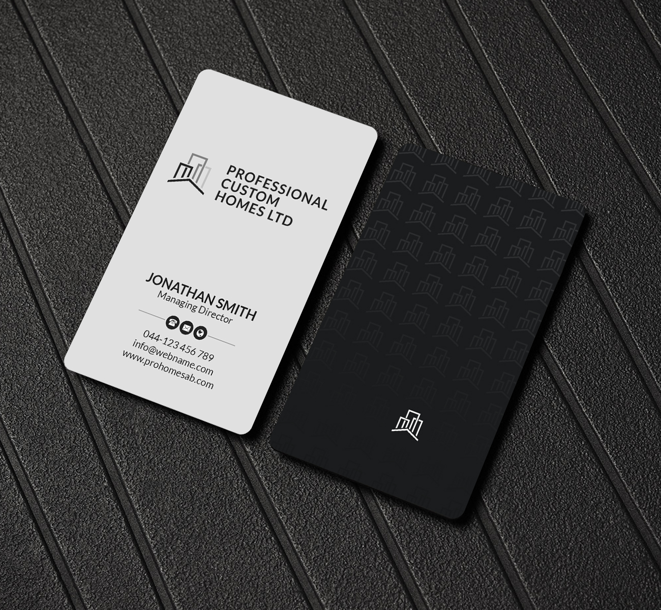 Diseño de Tarjeta de Presentación por Creations Box 2015 para Professional Custom Homes | Diseño #21713004