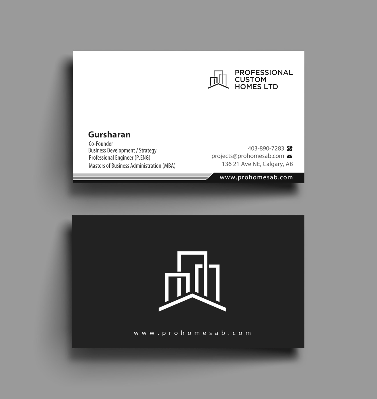 Diseño de Tarjeta de Presentación por Brand aid para Professional Custom Homes | Diseño #21709222