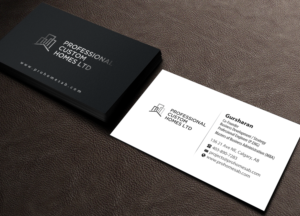 Business Card Design by Brand aid for Professional Custom Homes | Design: #21709239