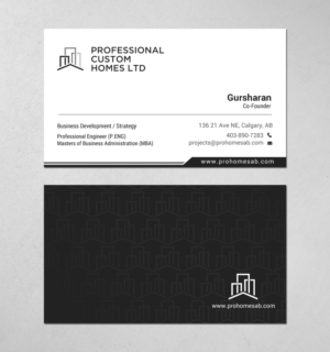 Design de Carte de Visite par chandrayaan.creative pour Professional Custom Homes | Design : #21707730