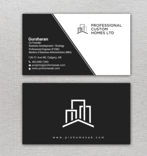 Design de Carte de Visite par chandrayaan.creative pour Professional Custom Homes | Design : #21709178