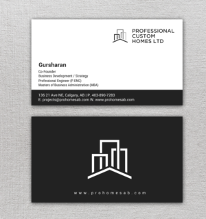 Design de Carte de Visite par chandrayaan.creative pour Professional Custom Homes | Design : #21709181