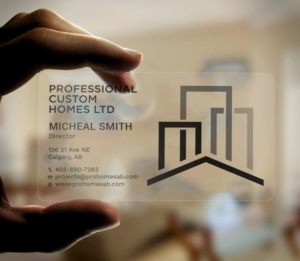 Business Card Design by Tripti Ranjan Gain for Professional Custom Homes | Design: #21707010