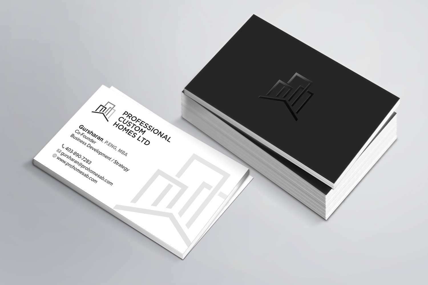 Business Card Design by MDesign for Professional Custom Homes | Design #21724996